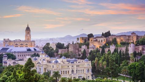 Malaga, Spanien
