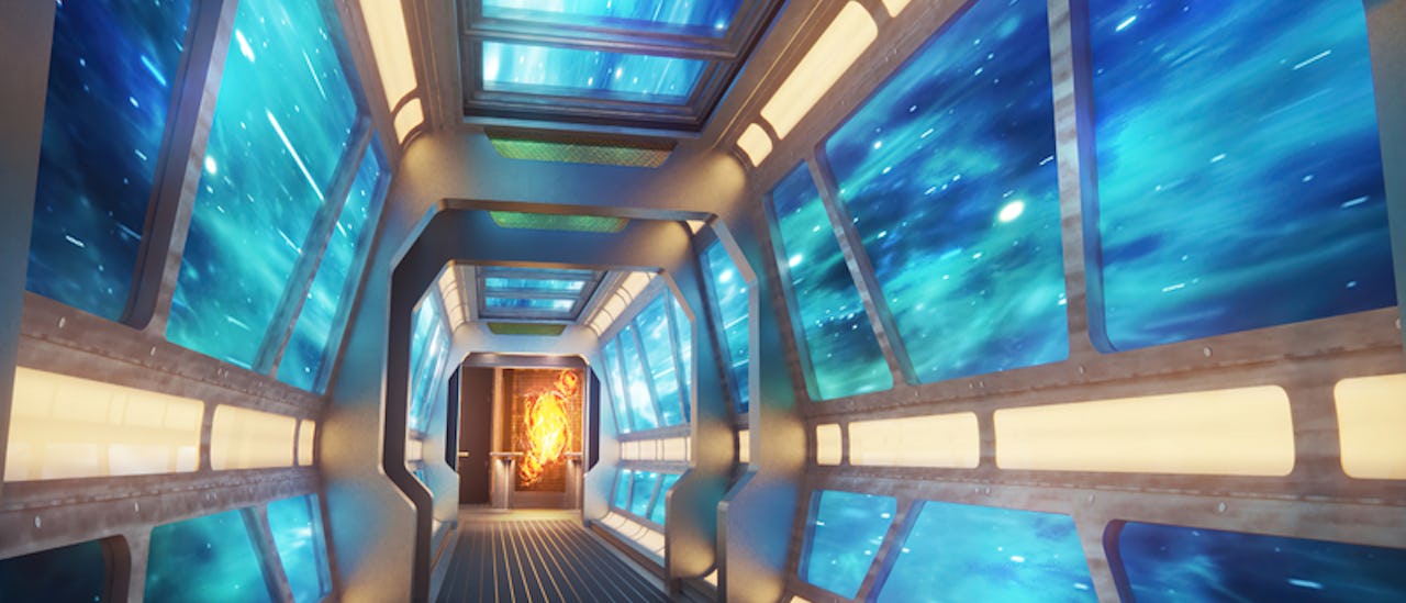 Fordyb dig i den virtuelle verden i "Galaxy Pavilion"