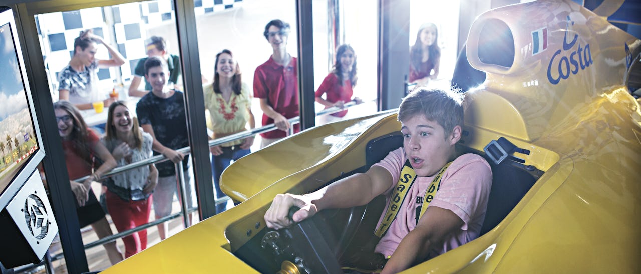 Formel 1-simulator.