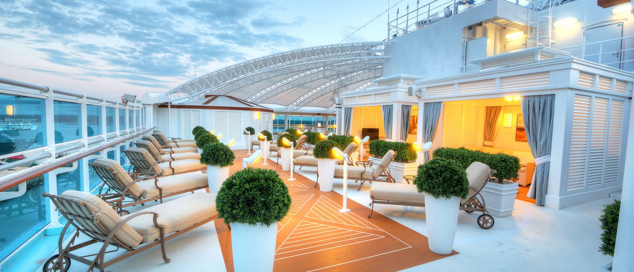 The sanctuary er en oase, der tilbyder massage, afslapning og lettere forfriskninger under åben himmel