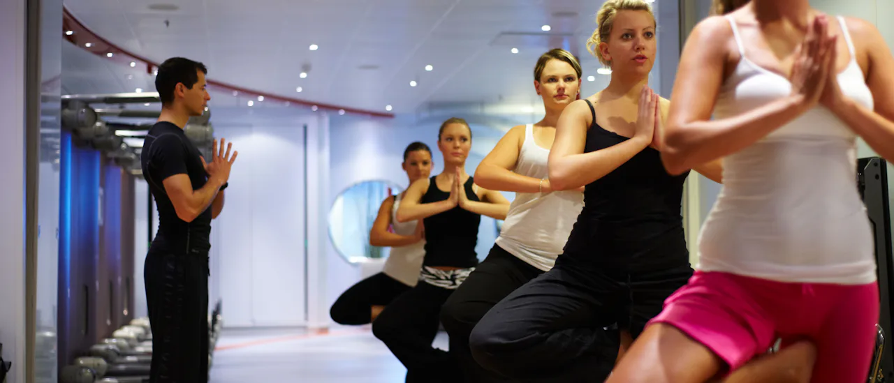Joga-pass i gymmet (mot extra kostnad)