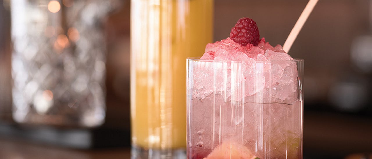 Enjoy a drink in the bar