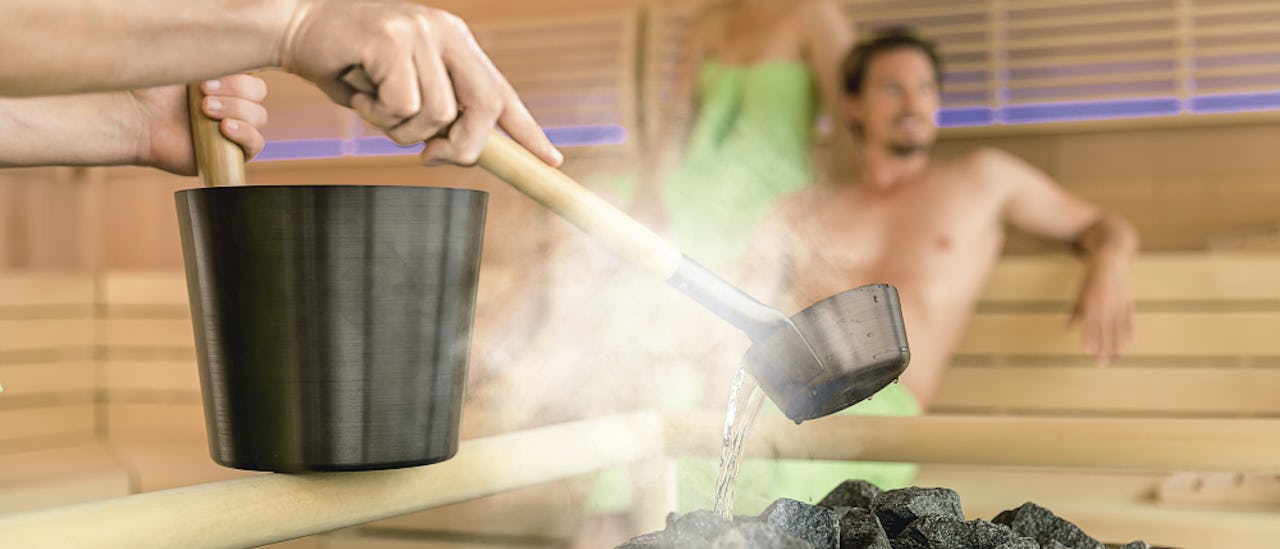 Nyd en finsk sauna ombord
