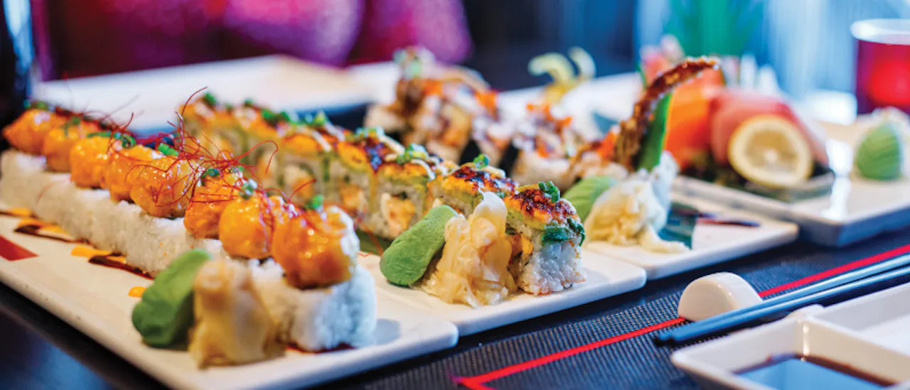 Izumi tilbyder en eksotisk asiatisk madoplevelse med lækre sushiruller, frisk sashimi og nigiri