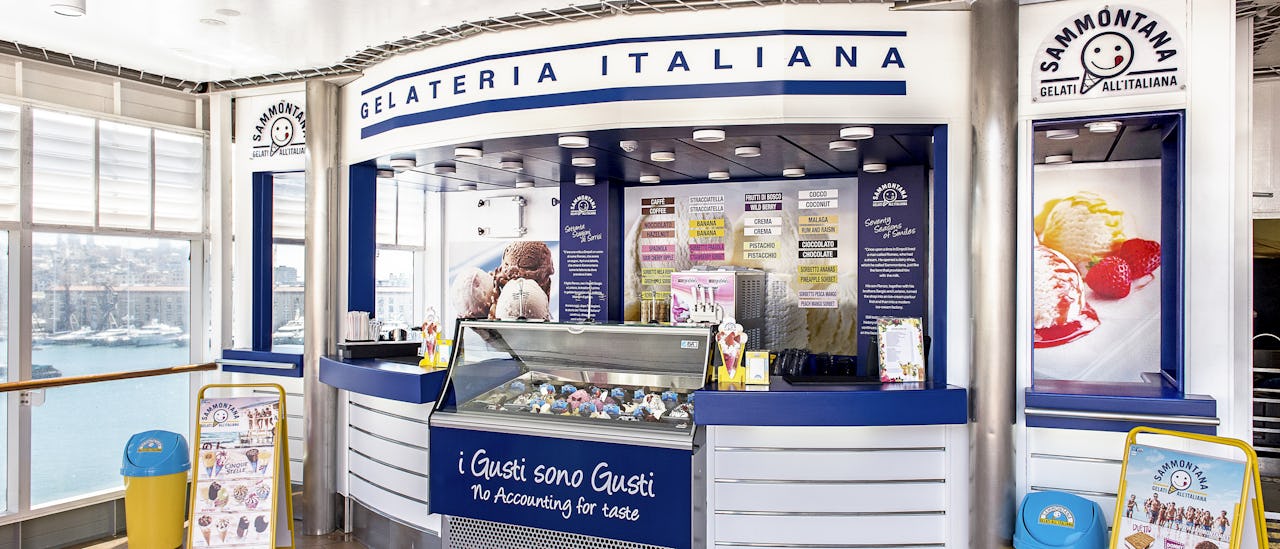 Ægte italiensk "gelato"