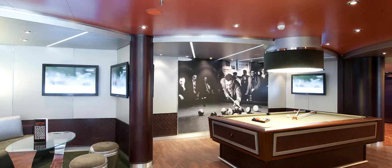 The billiard room
