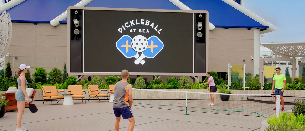 Pickleball til søs