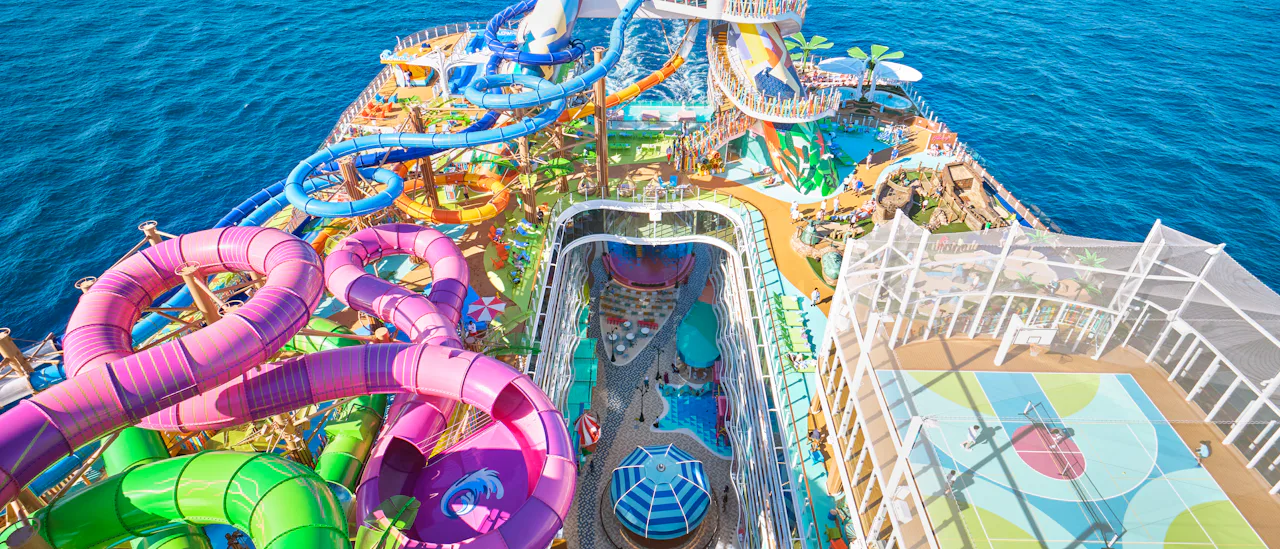 Thrill Island på Icon of the Seas byder på adrenalinfyldte eventyr!