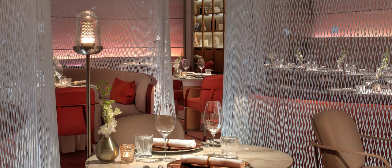 Fine dining i Le Voyage, en restaurant af den verdenskendte kok Daniel Boulud