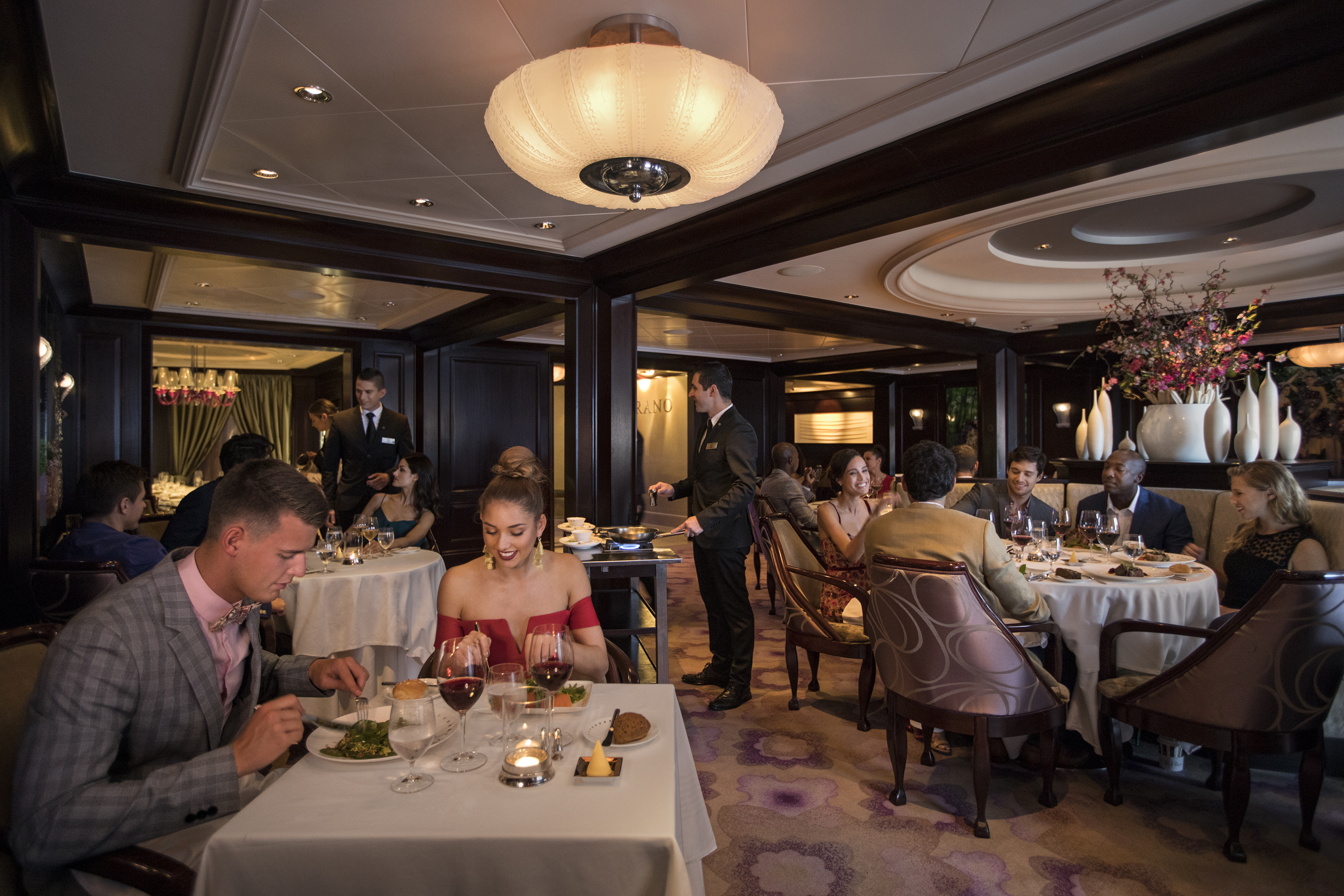 Fransk gastronomi på restauranten Murano