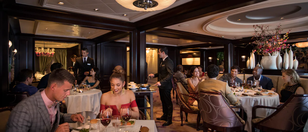 Fransk gastronomi på restauranten Murano