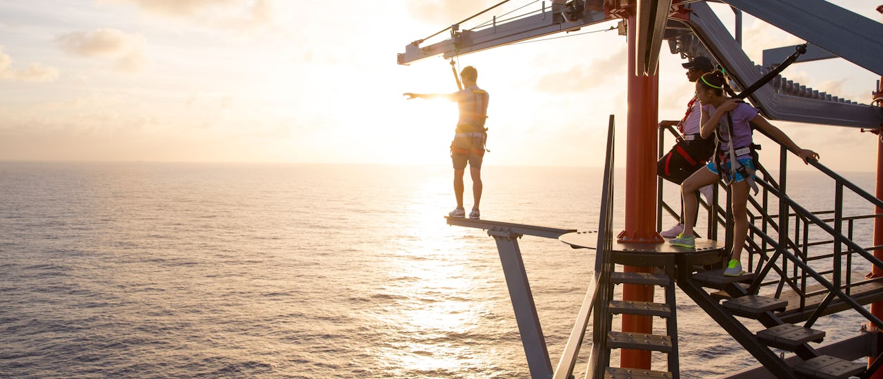 Den mest udfordrende del af eventyrbanen kaldes "planken"