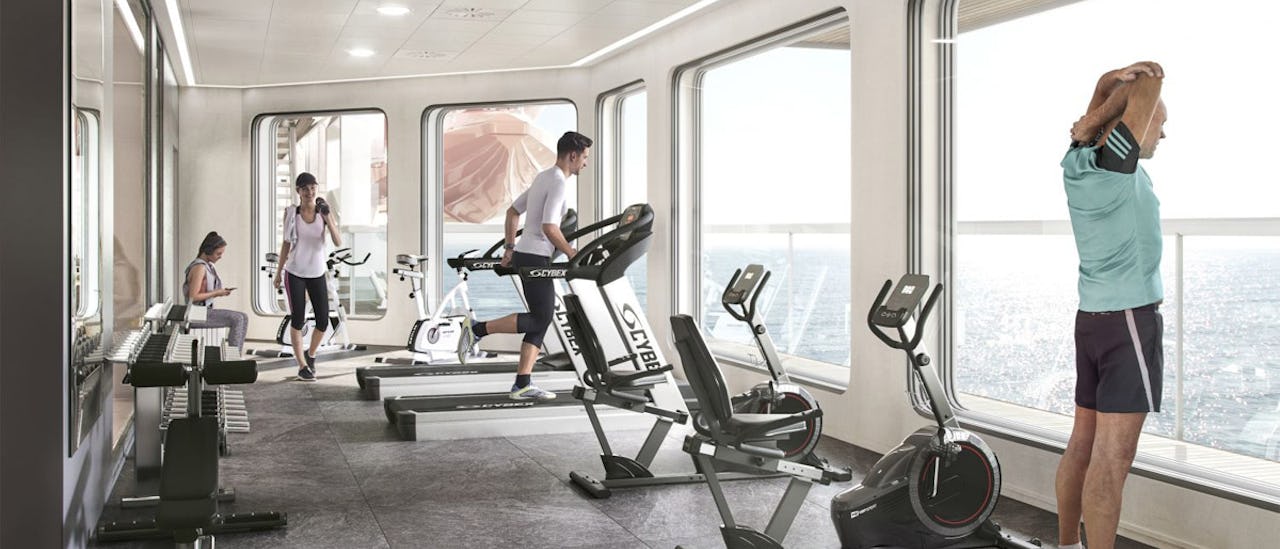 Fitenss med havudsigt