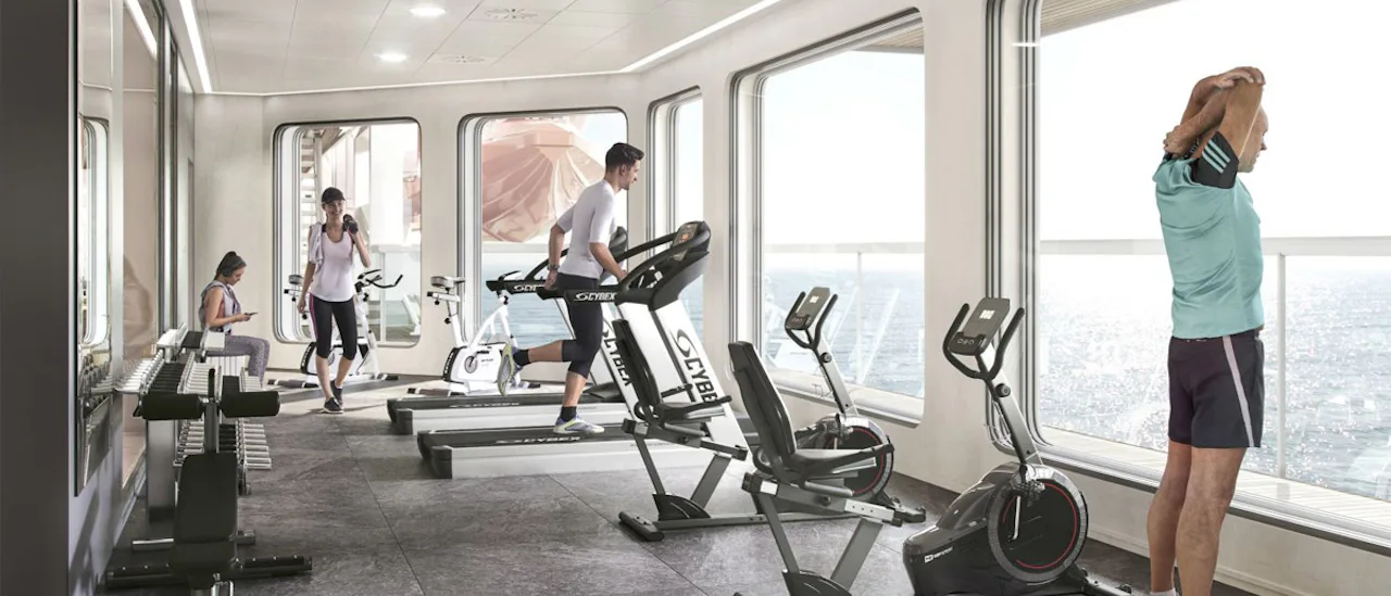 Fitenss med havudsigt