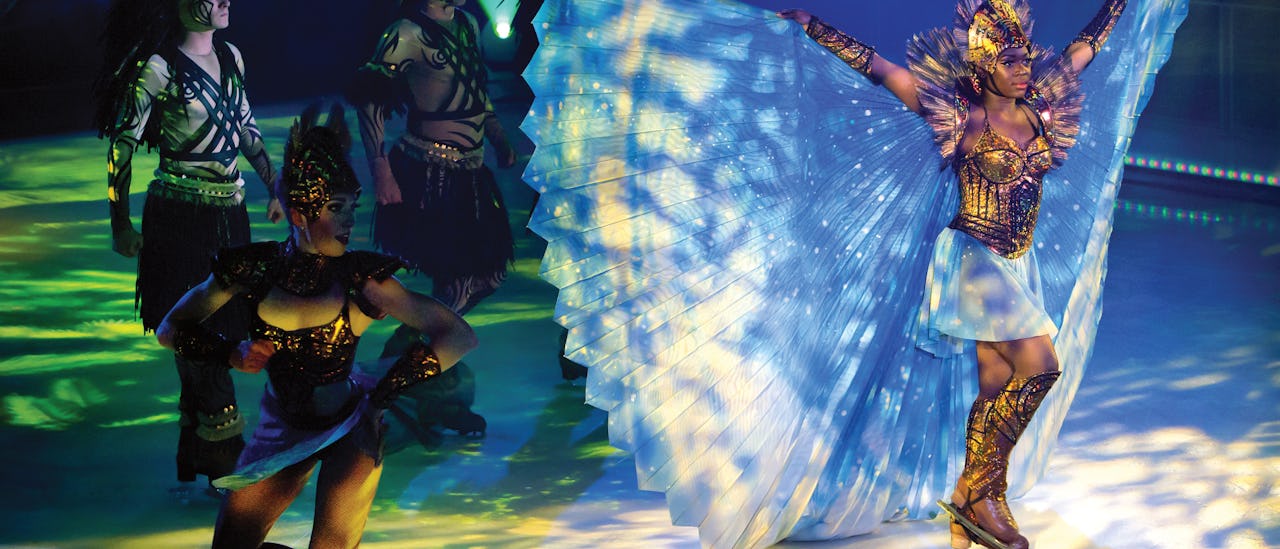 Spektakulære isshows i Studio B.