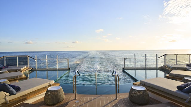 Agterdækket på et krydstogtskib.