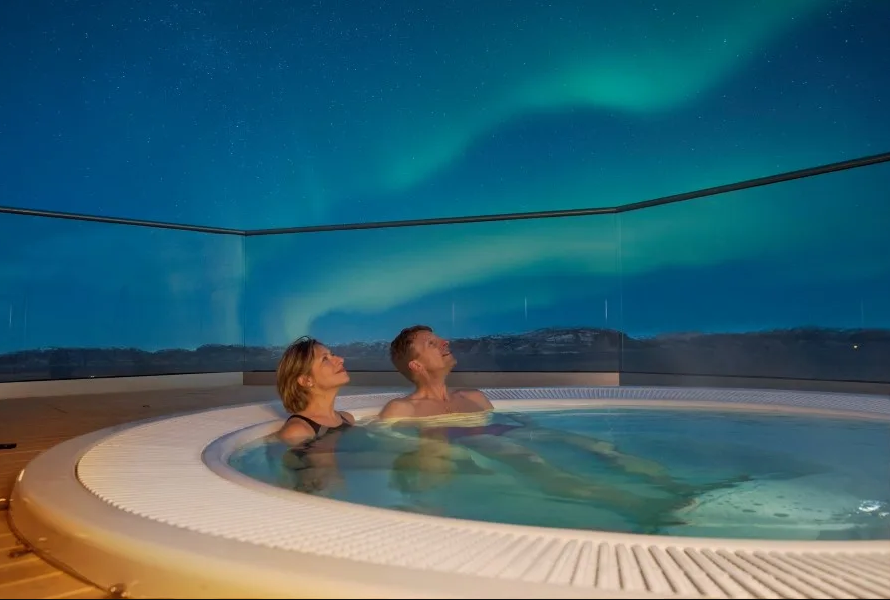 Panoramiske saunaer & boblebade