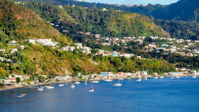 dominica Roseau caribien krydstogt go-cruise