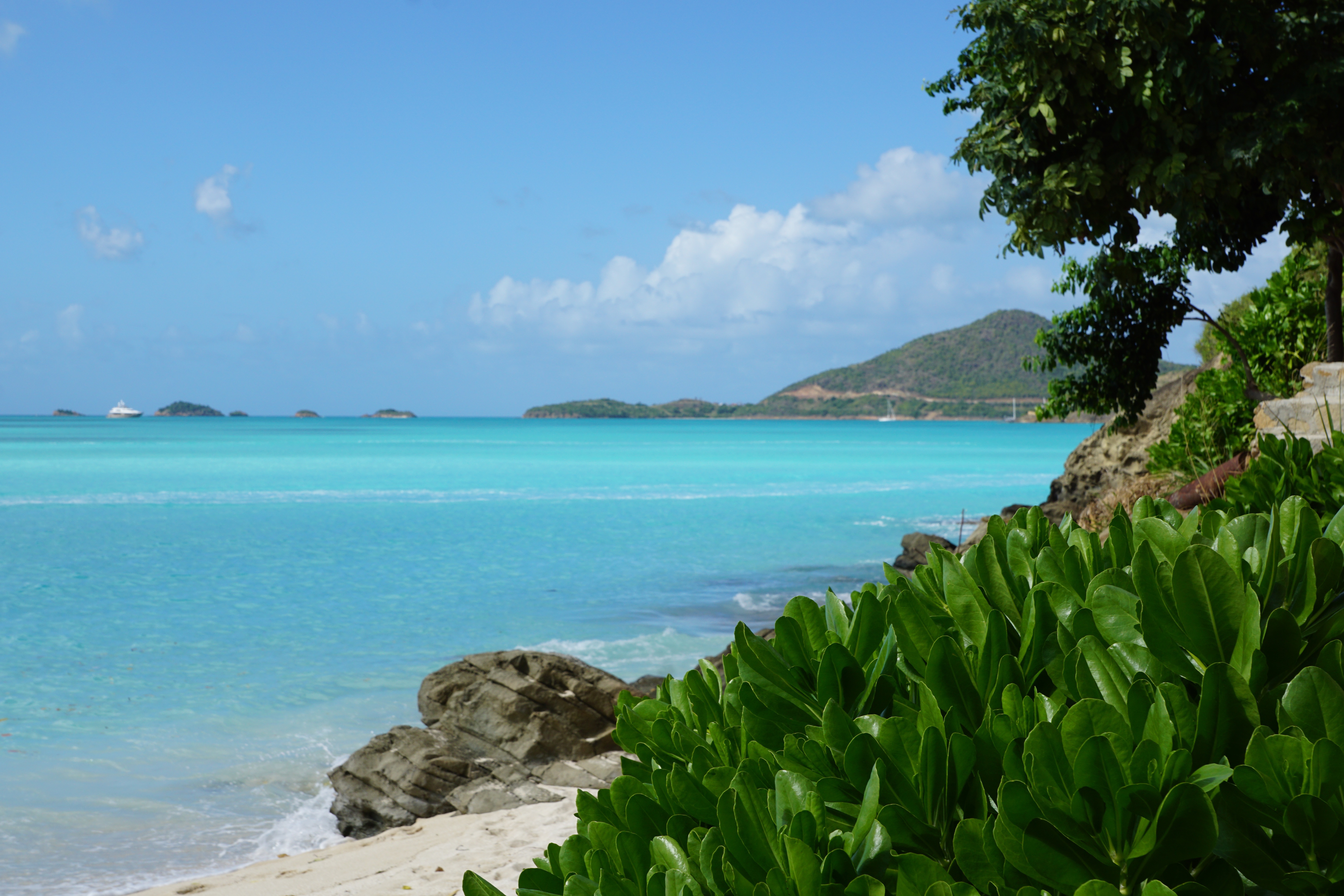 Antigua strand Caribien strand go-cruise krydstogt