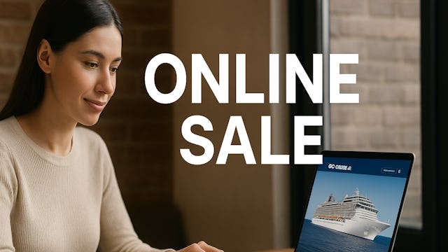 online sale, krydstogt tilbud