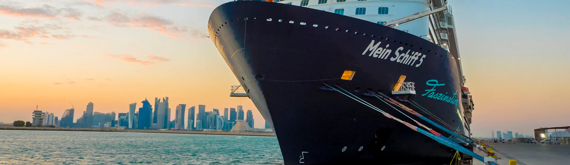 cruise fra doha qatar til dubai