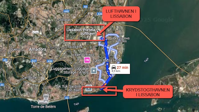 krydstogt fra lissabon